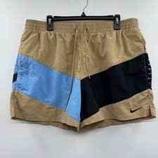 Nike Vortex 5 inch Volley swim shorts in beige size xxl