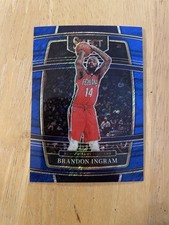 2021-22 Panini Select Brandon Ingram #99 Blue Prizm New Orleans Pelicans #99