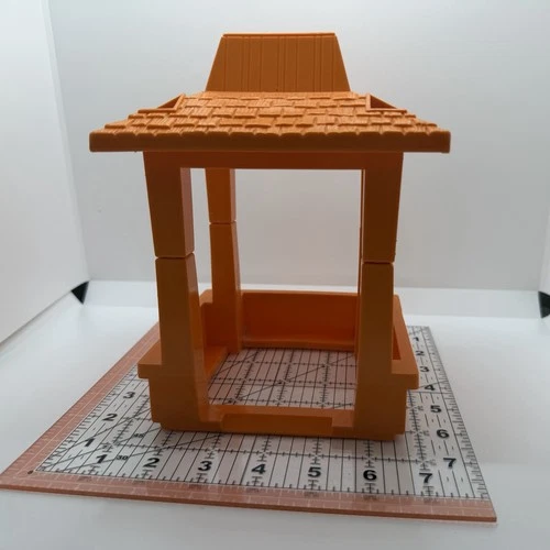 Fisher Price Little People Zoo ORANGE GAZEBO AVIARY PART Replacement #916 VTG