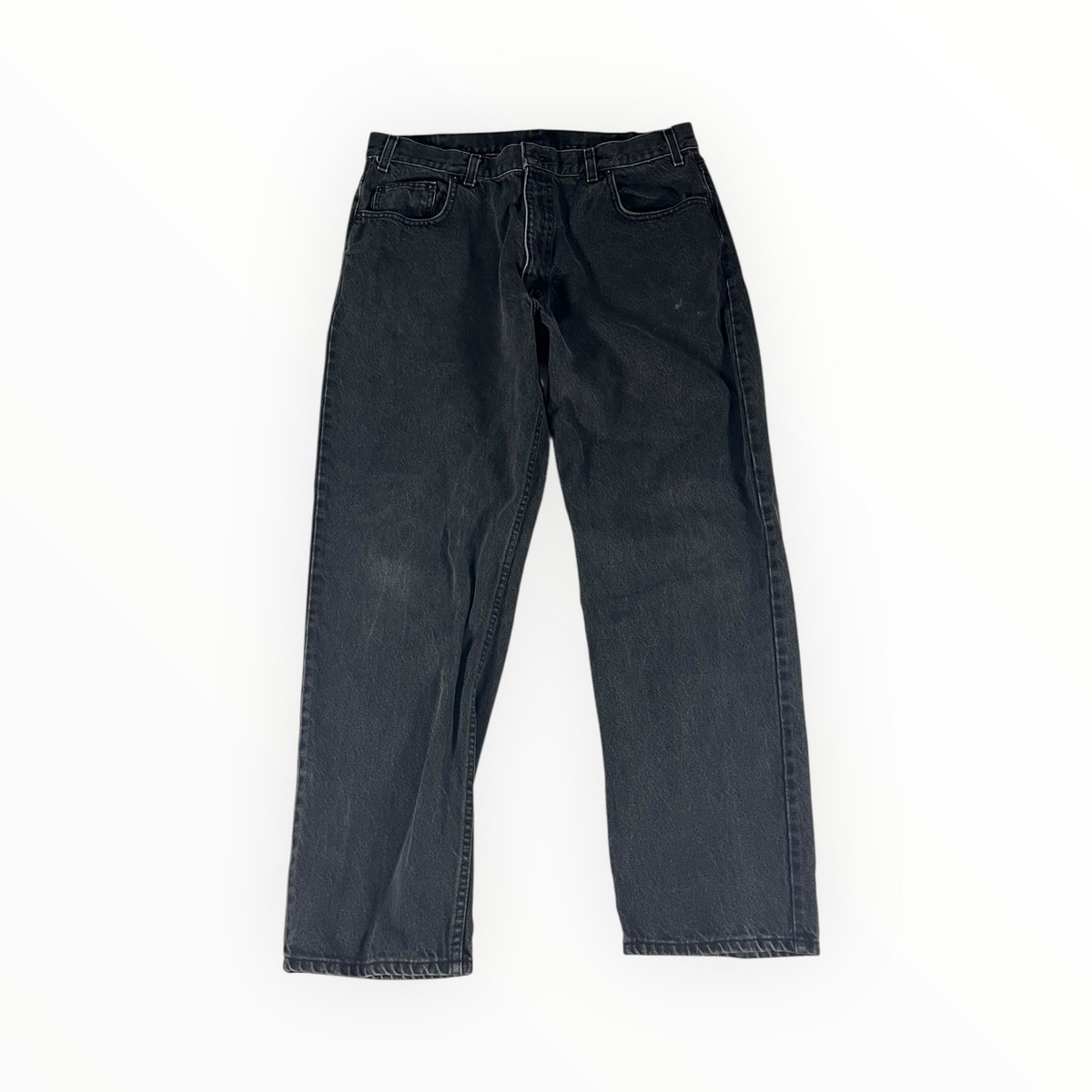 Arizona Jean Company Men's Relaxed Fit Dark Wash Denim Jeans Size
