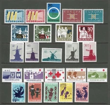 Netherlands 1963 MNH PO Fresh Year Set (see below for cat #s)! ('25 SCV $18.30)