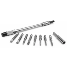 10 Piece Screwdriver Bit Set, 1/4 In Hex Shank Size, 79001
