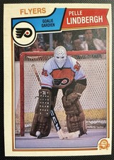 1983-84 PELLE LINDBERGH O-PEE-CHEE ROOKIE CARD #268 NM-MT PHILADELPHIA FLYERS. rookie card picture