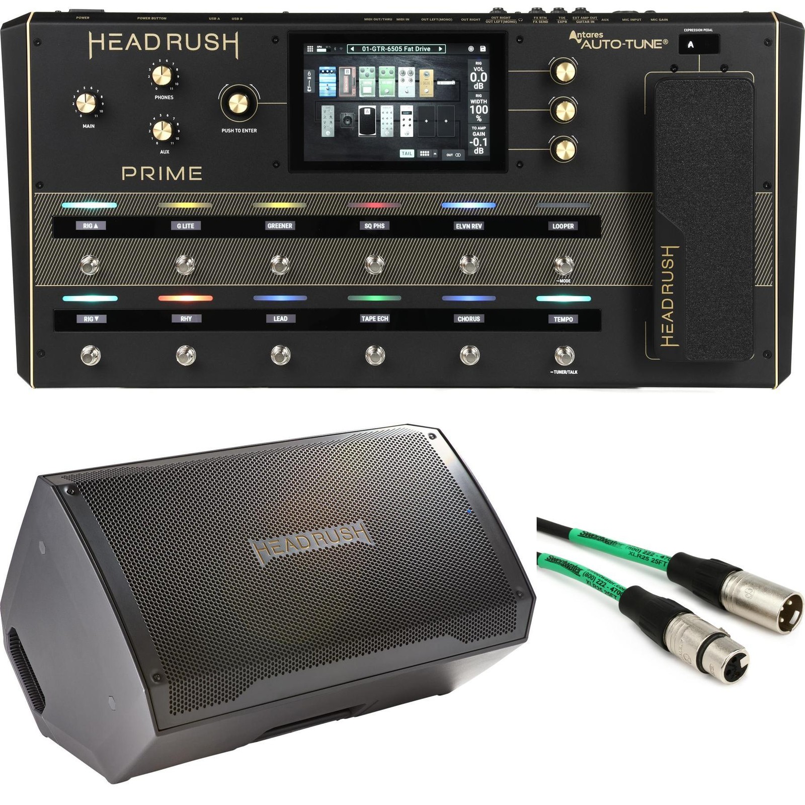 Гитарный мультиэффект/моделлер усилителей/вокальный процессор Headrush Prime и