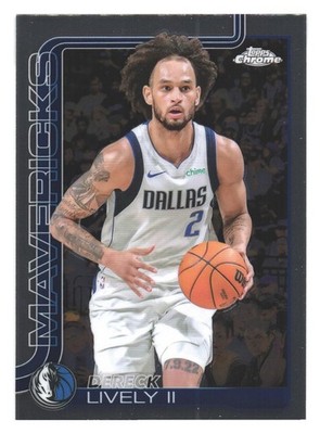 2025-26 Topps Chrome NBA Basketball Dallas Mavericks Dereck Lively II