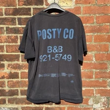 Post Malone Rap T Shirt Men’s 2XL Faded 2019 Beerbongs & Bentleys European Tour 