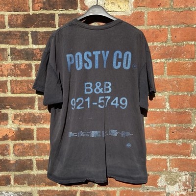 Post Malone Rap T Shirt Men s 2XL Faded 2019 Beerbongs & Bentleys European Tour 