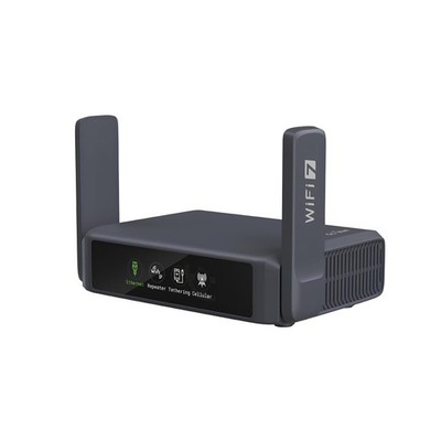 GL-BE3600 (Slate 7) Portable Travel Router, Pocket Dual-Band Wi-Fi 7, 2.5G Ro...