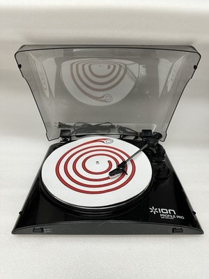 ION Audio PROFILE LP USB Turntable with  cords 33 & 45 Vinyl RPM Records Stereo
