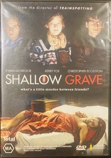 SHALLOW GRAVE (1994) DVD - BRAND NEW - UK BLACK COMEDY - DANNY BOYLE - REGION 0