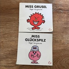 Roger Hargreaves Little Miss German Books Miss Grusel  Miss Gluckspilz Set of 2