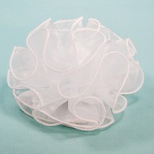 Ruffled Jaw Clip Claw Hair Bows