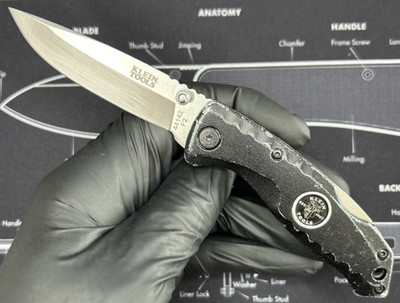 Klein Tools Electricians Pocket Knife Lockback Plain Edge Blade 44142 GUC Clean