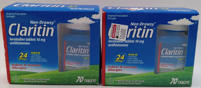 2Pk- Claritin, 140 Total Tablets, Exp. 8/27 & Better