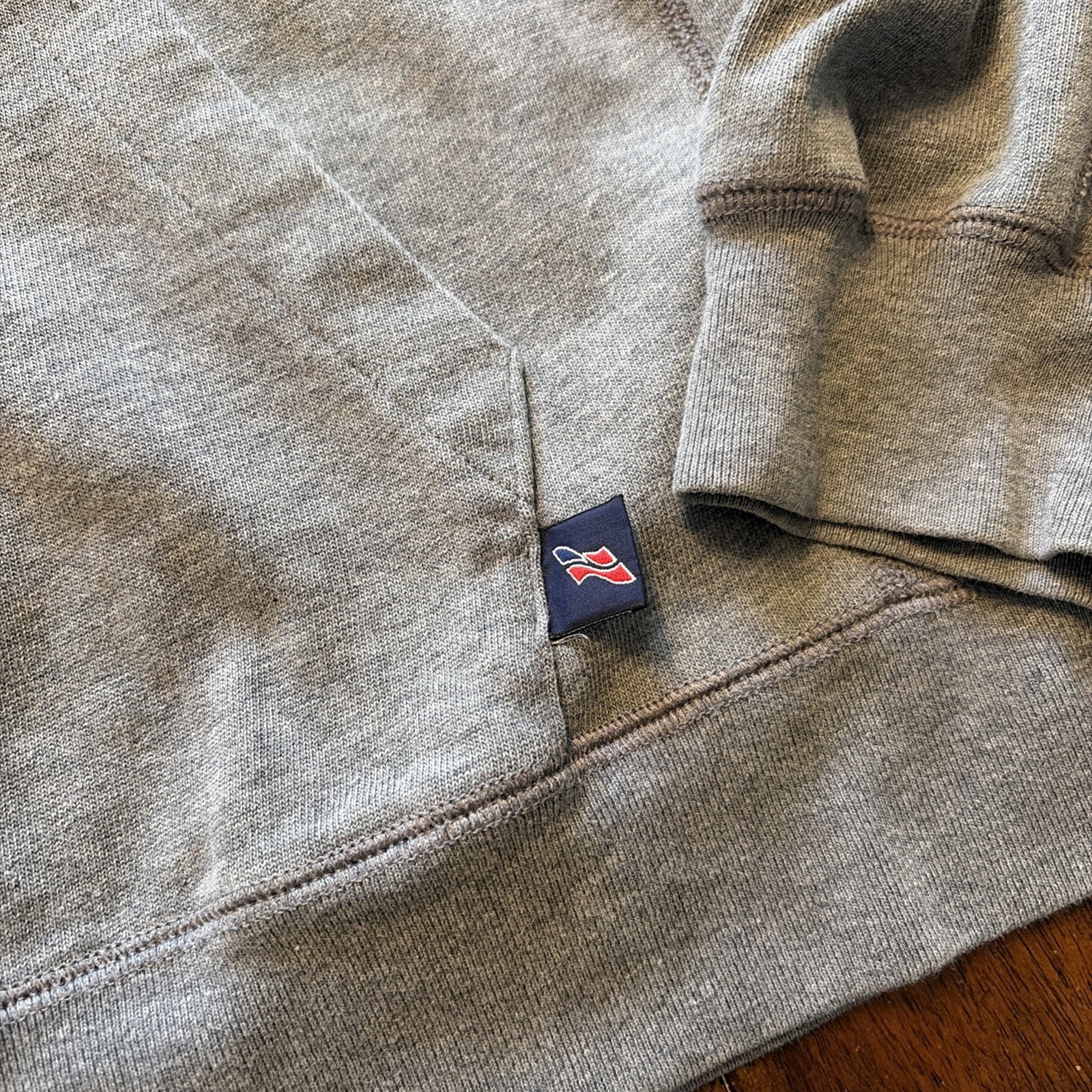 Vintage Polo Sport Ralph Lauren Hoodie Women L Hip Hop Streetwear Rare Flag image 5