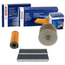 BOSCH POLLEN- LUFT- ÖL-FILTER PAKET passend für Audi A6 Allroad 4FH A6 C6 4F5