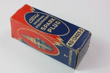 Old Ford Original Equipment Spark Plug Box 40-12405-c W Champion 7 Spark Plug