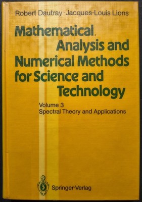 Mathematical Analysis and Numerical Methods for Science and Technology: Volume 3