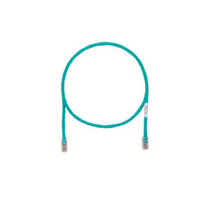 10 ft Panduit UTPCH10GRY 24 AWG Copper Cat 5e U/UTP Patch Cord Green