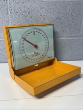 Vintage orange/yellow wall hang kitchen scale...