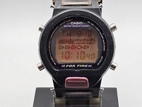 Vintage 1994 Casio G-Shock DW-6620 Scorpion Purple Digital Watch No Bezel