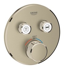 Grohe 29 137 Grohtherm Dual Function Thermostatic Valve Trim Only - Nickel