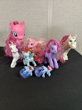Lot Of 8 My Little Pony Assorted Sizes - Brushable Various Years  Condition