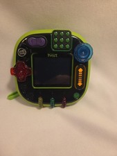 LeapFrog Rockit Twist Green Button Control Handheld Learning Game System WORKS