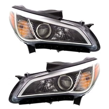 NEW HEADLIGHT PAIR FITS HYUNDAI SONATA LIMITED SEDAN 2015-17 HY2502183 HY2503183