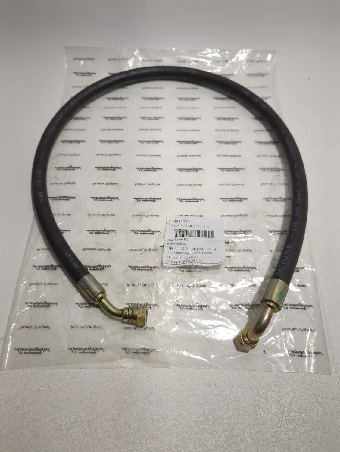 New OEM Lamborghini Power Steering Hose Nose Lift 1998-1999 Diablo 004034576