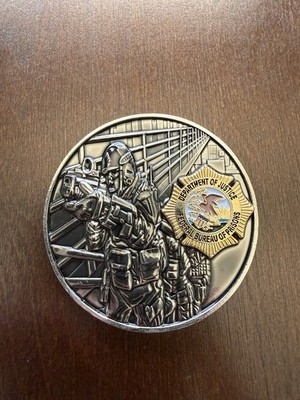  DOJ Federal Bureau of Prisons Special Operations Challenge Coin 