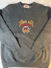 Vintage 80s Nike Air Competition Crewneck Sweatshirt XL Made USA Embroidered