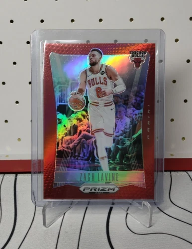 Zach LaVine 2023-24 Panini Prizm Deca #10 Base Prizms Red #/199
