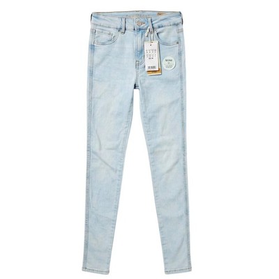 Pull&Bear Light Blue Skinny Jeans Womens US 2 UK 6 Stretch Denim NWT