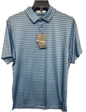 PGA Tour Golf Polo Shirt Men's Size Medium Short Sleeve Blue