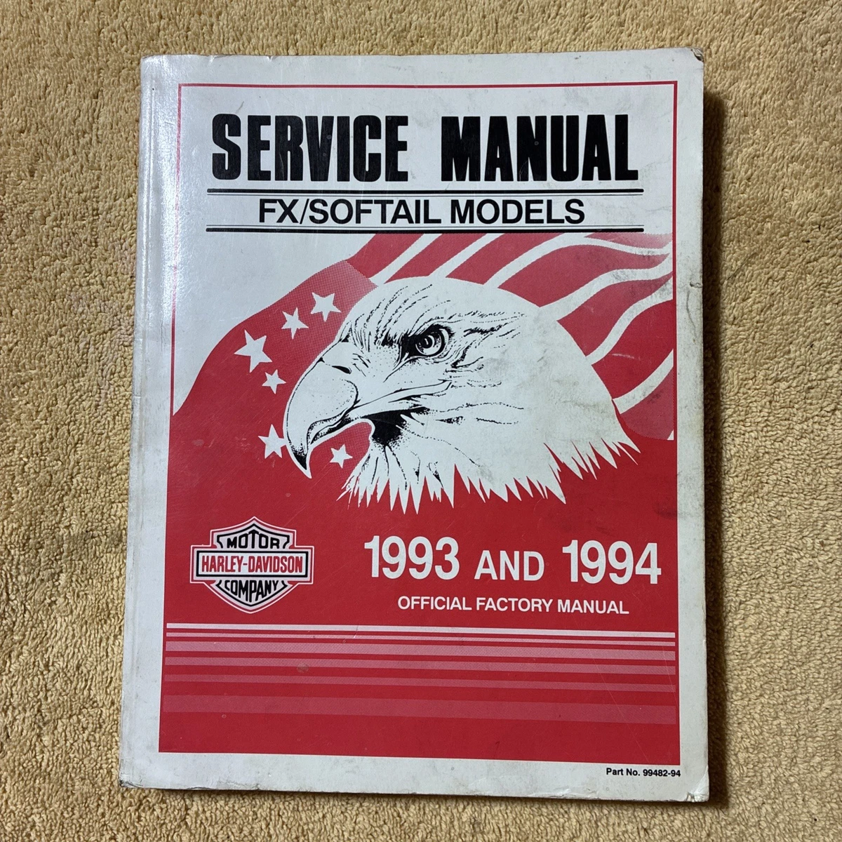 Harley-Davidson Motorcycle Manuals and Literature 1993 1993 Year