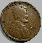 1911-S Lincoln Cent key date VF+ ST