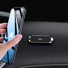 10pcs -BK Strip Shape Magnetic Car Phone Holder Stand For iPhone Samsung Magnet