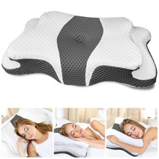 Memory Foam Pillows, Cervical Pillow for Neck and Shoulder Pain Relief, Ergon...