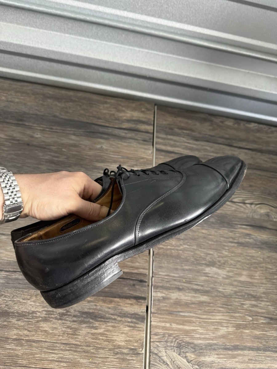 Allen Edmonds Park Avenue 5615 Mens Black Leather Oxford Cap  display picture 3