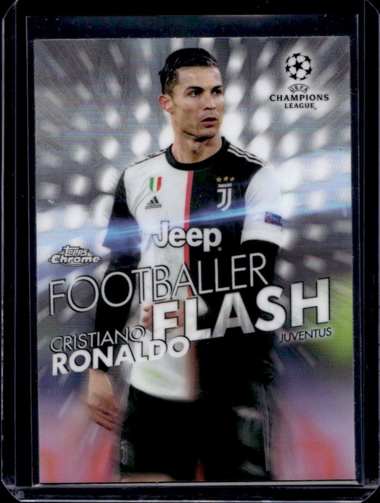 2019 Topps Chrome UEFA Cristiano Ronaldo Footballer Flash #FF-CR Juventus