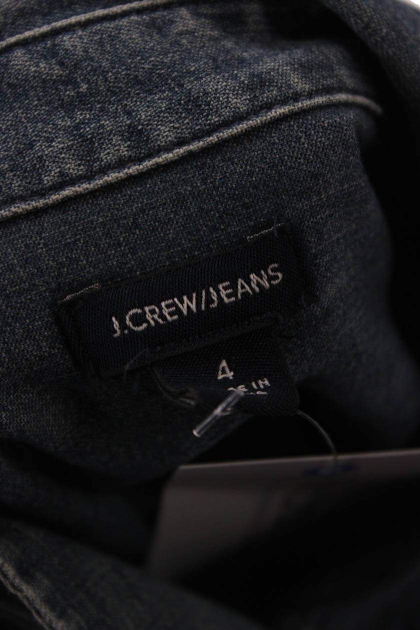 J Crew Women Basic Button-Up Collared Long Sleeve… - image 4