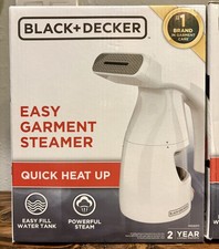 Black & Decker Easy Garment Steamer, White, BNIB