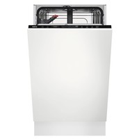 AEG 7000 GlassCare Integrated Slimline Dishwasher - D-Rated Black Cont FSB73427Z