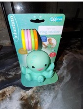 Infantino Light Up Ring Catcher - Illuminating Octopus with Five Tossing... NEW