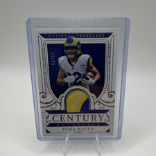 Panini National Treasures Century Materials Puka Nacua Rams NFL 2025 /99 MEM