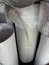 1.2m Wide x 5m Silver Multi-purpose Aluminium Bubble Insulation Foil Loft Van