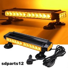 38cm Luce Emergenza Lampeggiante a 30 LED 12/24V Ambra Base Magnetica Camion Van