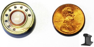 Soundtraxx ~ 20mm (3/4 ) Round Speaker ~ .5 Watt ~ 1 Watt Peak ~ 8 Ohms   810053