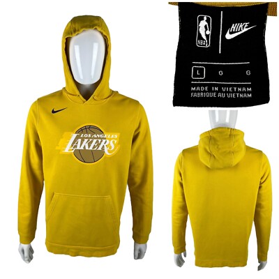 Nike Los Angeles Lakers Mens Large Sweatshirt Hoodie CD3238